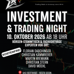 INVESTMENT & TRADING NIGHT (Das Bootshaus, Seeon)